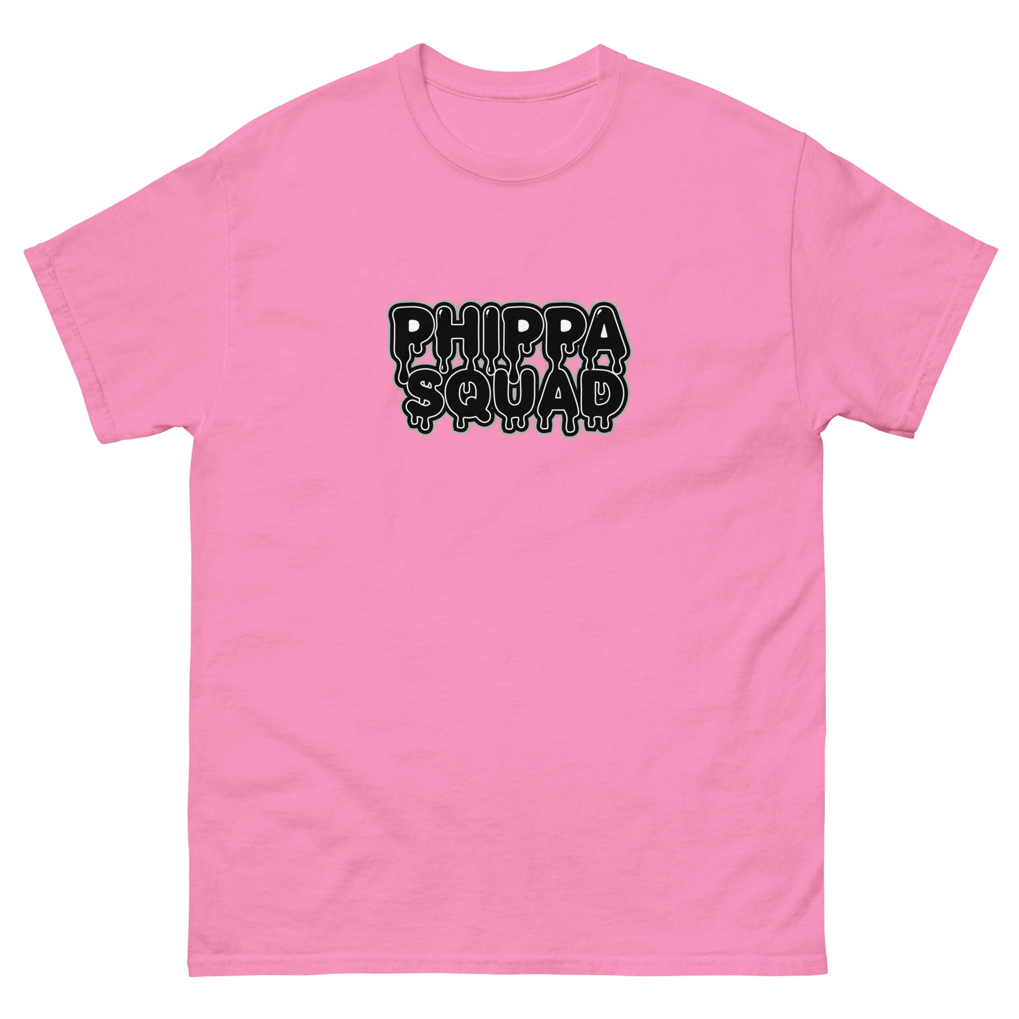Azalea Phippa Squad classic unisex tee front view, 100% cotton hip hop streetwear