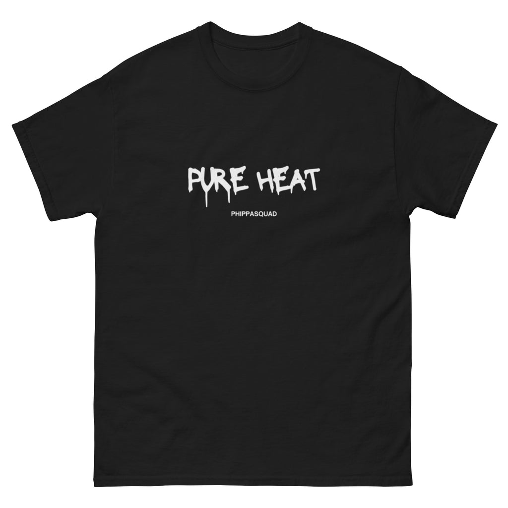 Phippa Squad Pure Heat Tee in Black - Front View