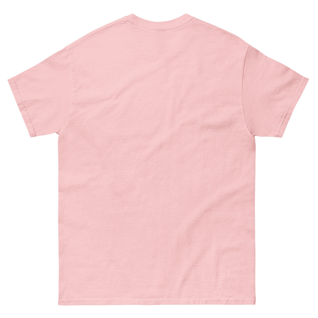 Light Pink Phippa Squad classic tee back view, unisex hip hop streetwear