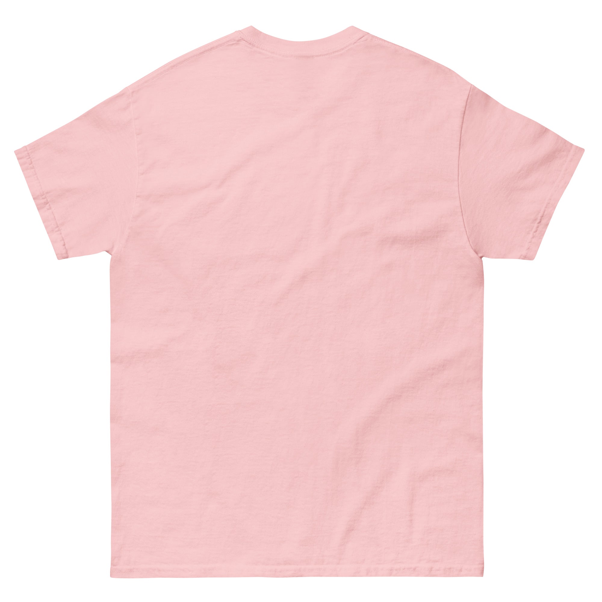 Light Pink Phippa Squad classic tee back view, unisex hip hop streetwear