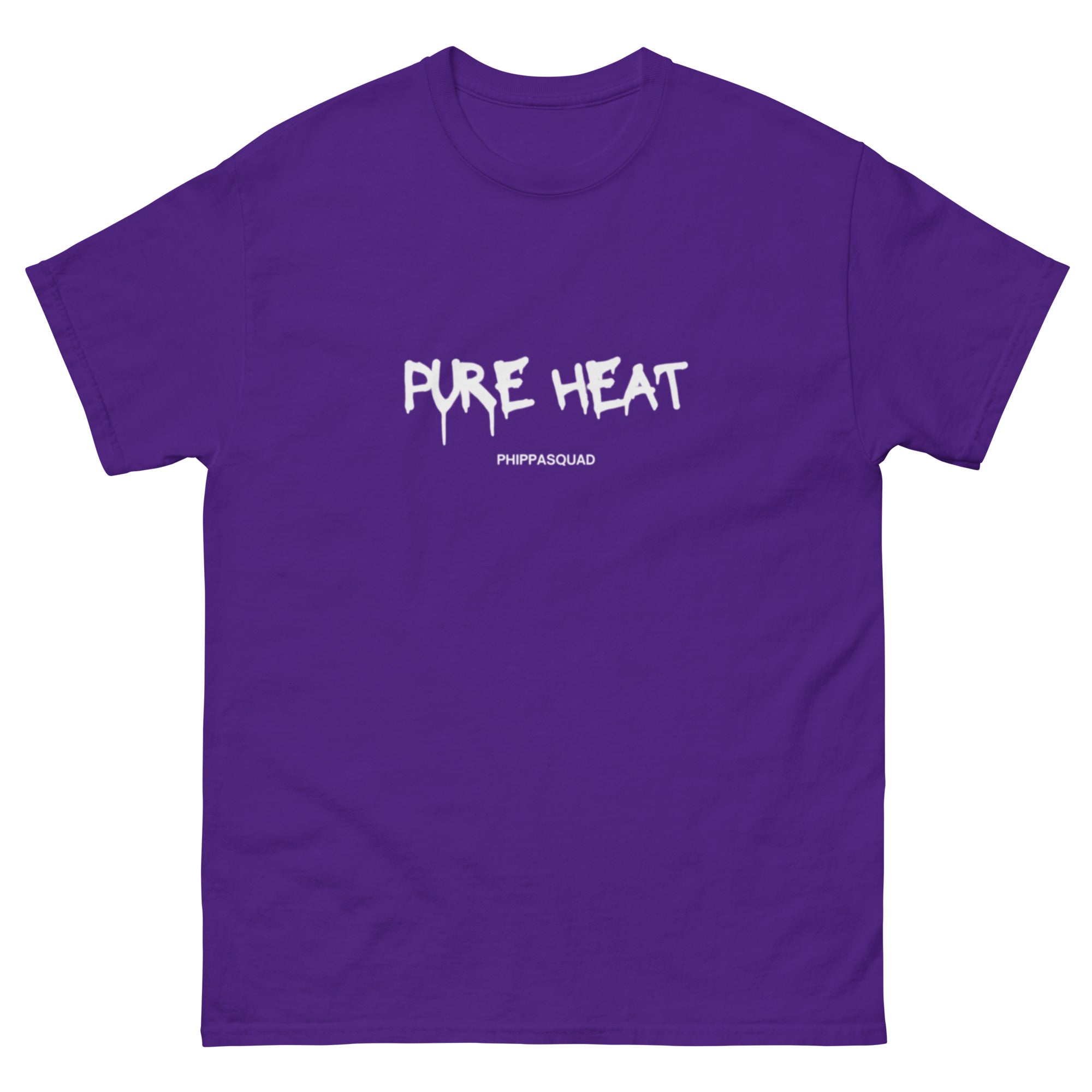 Phippa Squad Pure Heat Tee in Purple - Front View