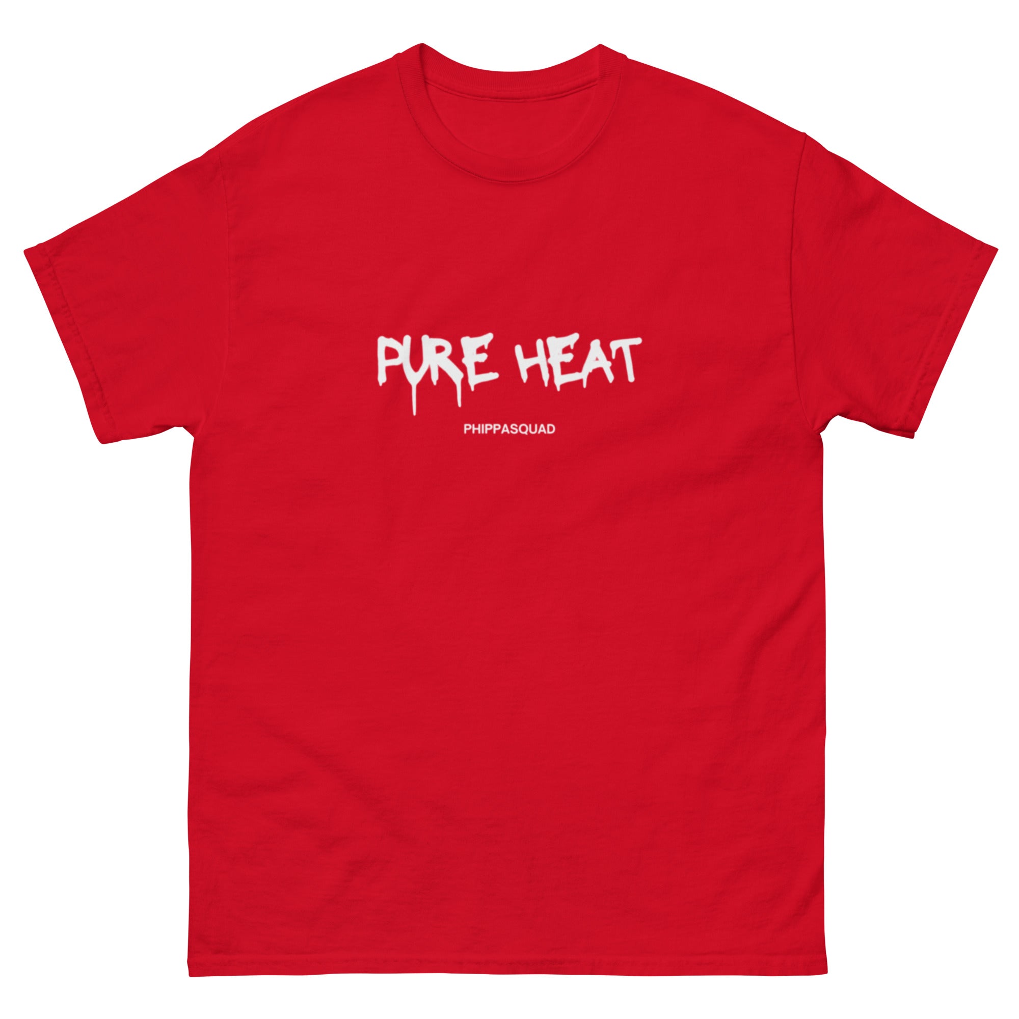 Phippa Squad Pure Heat Tee in Red - Front View