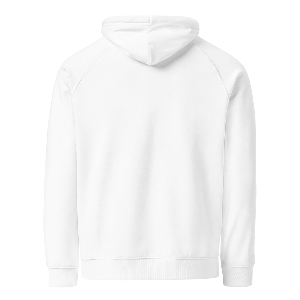 Phippa Squad eco raglan hoodie detail, sustainable hip hop streetwear