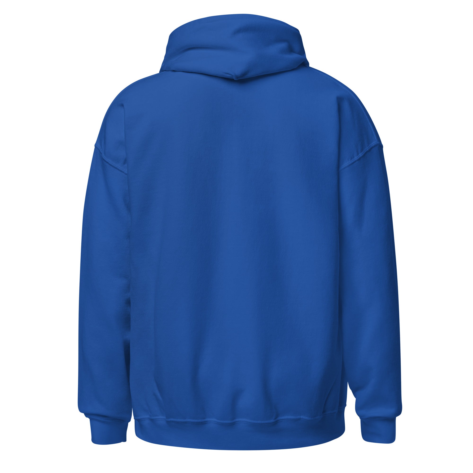 Royal Phippa Squad classic hoodie back view, unisex hip hop streetwear